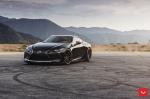 Lexus LC500 Obsidian on Vossen Wheels (HF-3) 2019 года